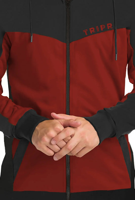 Men Colorblock Casual Jacket