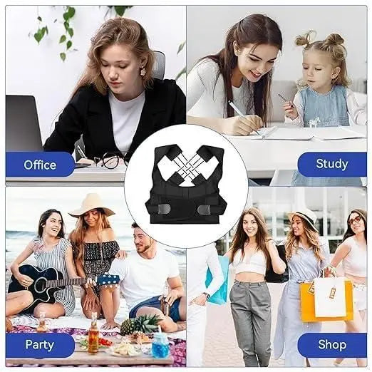 Adjustable Back Posture Corrector/ Slouching Relieve Pain Belt Women Men 