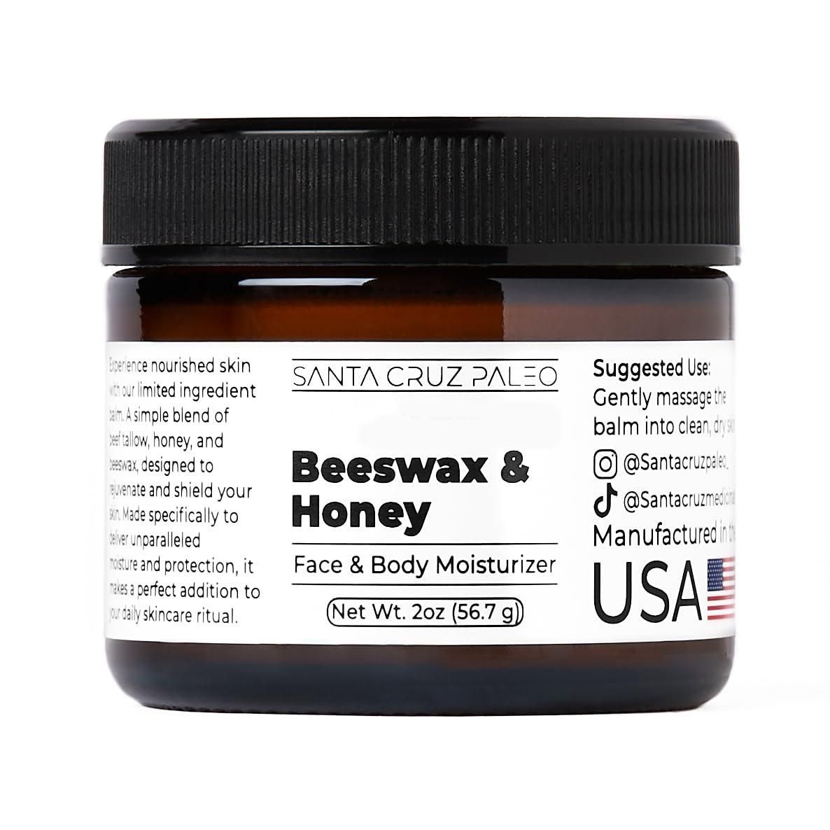 Santa Cruz Paleo Beeswax and Honey Organic Face Cream 56.7gm (Pack of 2)