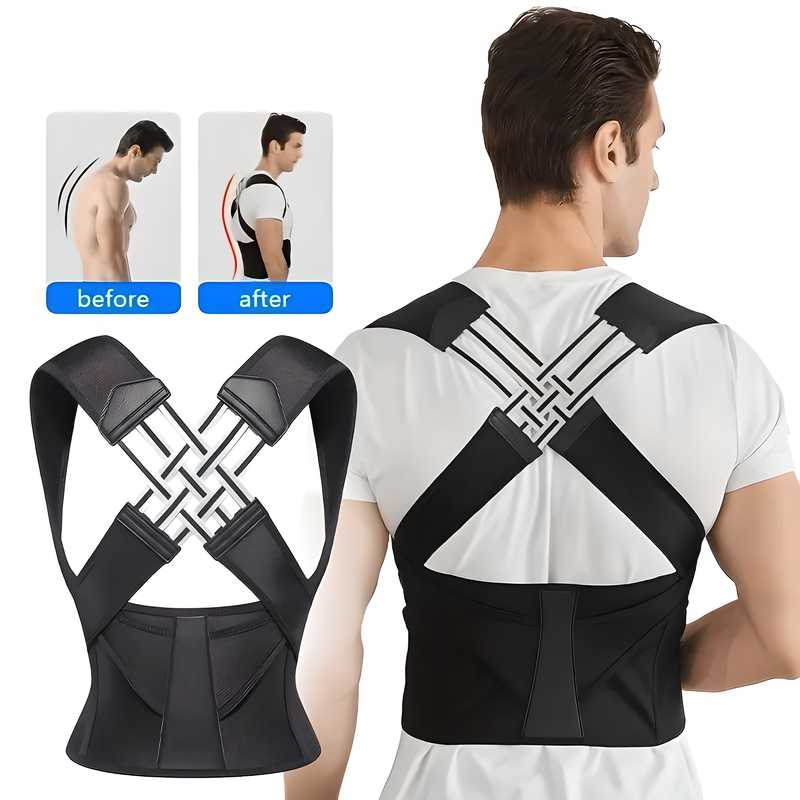 Adjustable Back Posture Corrector/ Slouching Relieve Pain Belt Women Men 