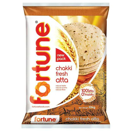 Fortune Chakki Fresh Whole Wheat Atta 10 kg