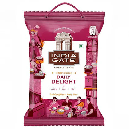 India Gate Daily Delight Pure Basmati Rice 5 kg