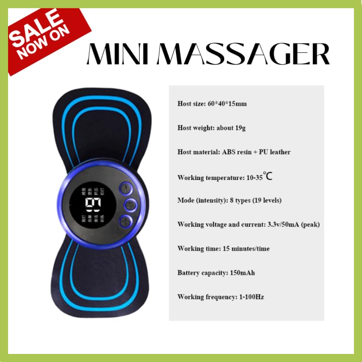 Mini Portable Neck Stretcher Electric Massage 1 VVK WORLD