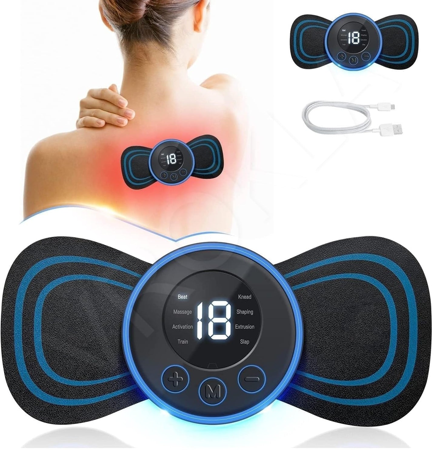 Mini Portable Neck Stretcher Electric Massage 1 VVK WORLD