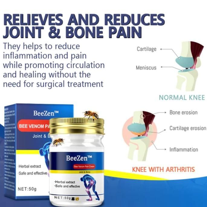 BeeZen Bee Venom Joint and Bone Therapy Advanced Cream  50gm (Pack Of 2)