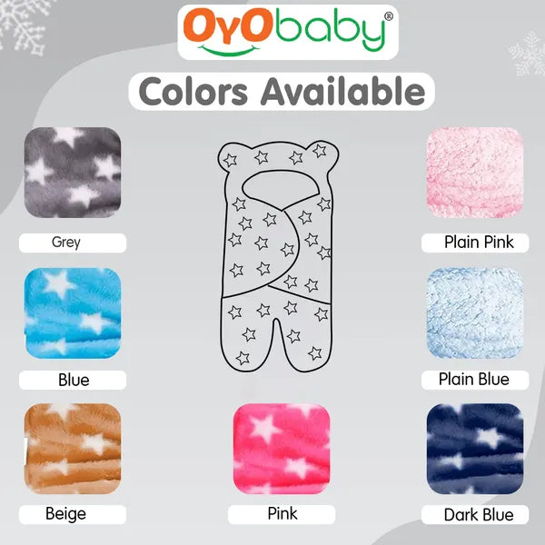 Single Hooded Baby Blanket