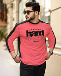 Anime Printed Full Sleeve T-shirt with Black Trackpant Tracksuit