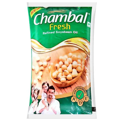 Chambal Fresh Refined Soyabean Oil 840 g