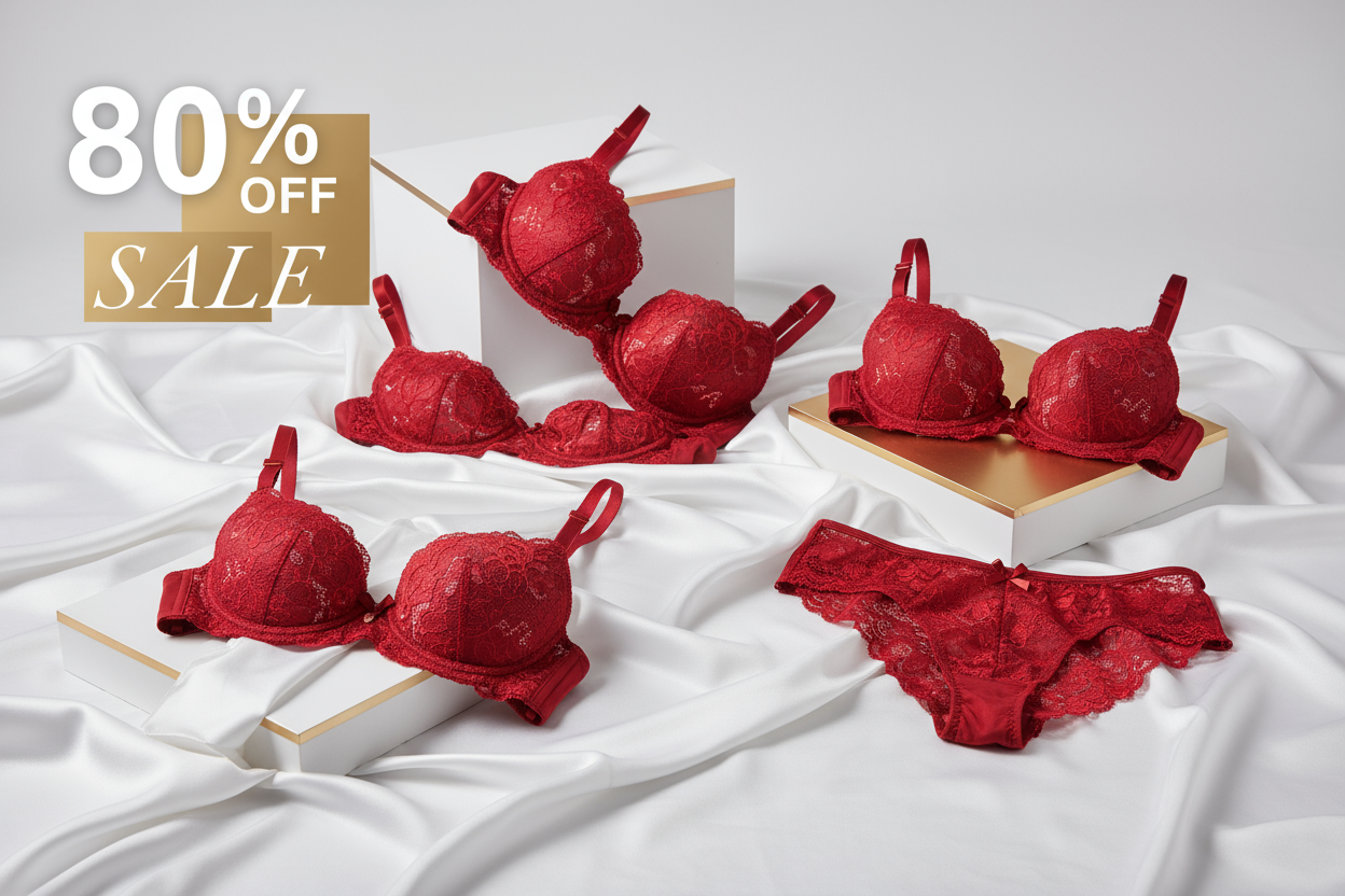 sexy red bra panty sale 80% off